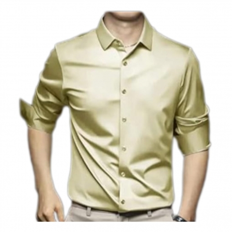 Party Wear Shirt - Gold ( SHPA7SL )