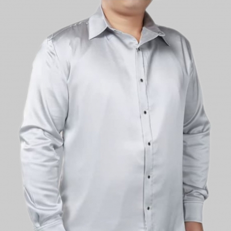 Party Wear Shirt - Lite Grey ( SHPA25SXL )