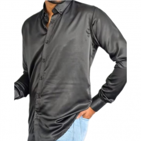 Party Wear Shirt - Dark Grey ( SHPA16SL )