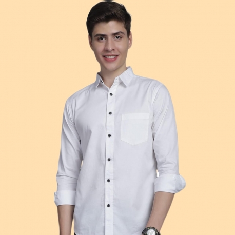 Cotton Shirt - White ( SHCO11SM )