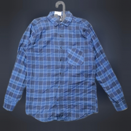 Checked Shirt - Navy Blue  ( SHCH2SXL )