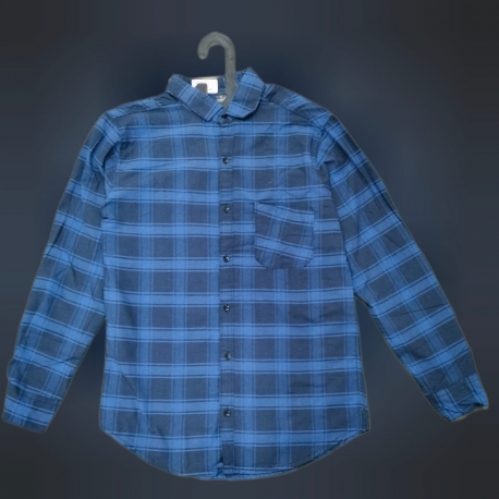 Checked Shirt - Navy Blue ( SHCH1SL )